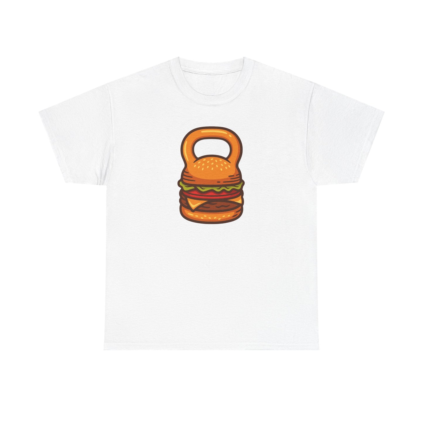 Burger Kettlebell Cotton T-shirt