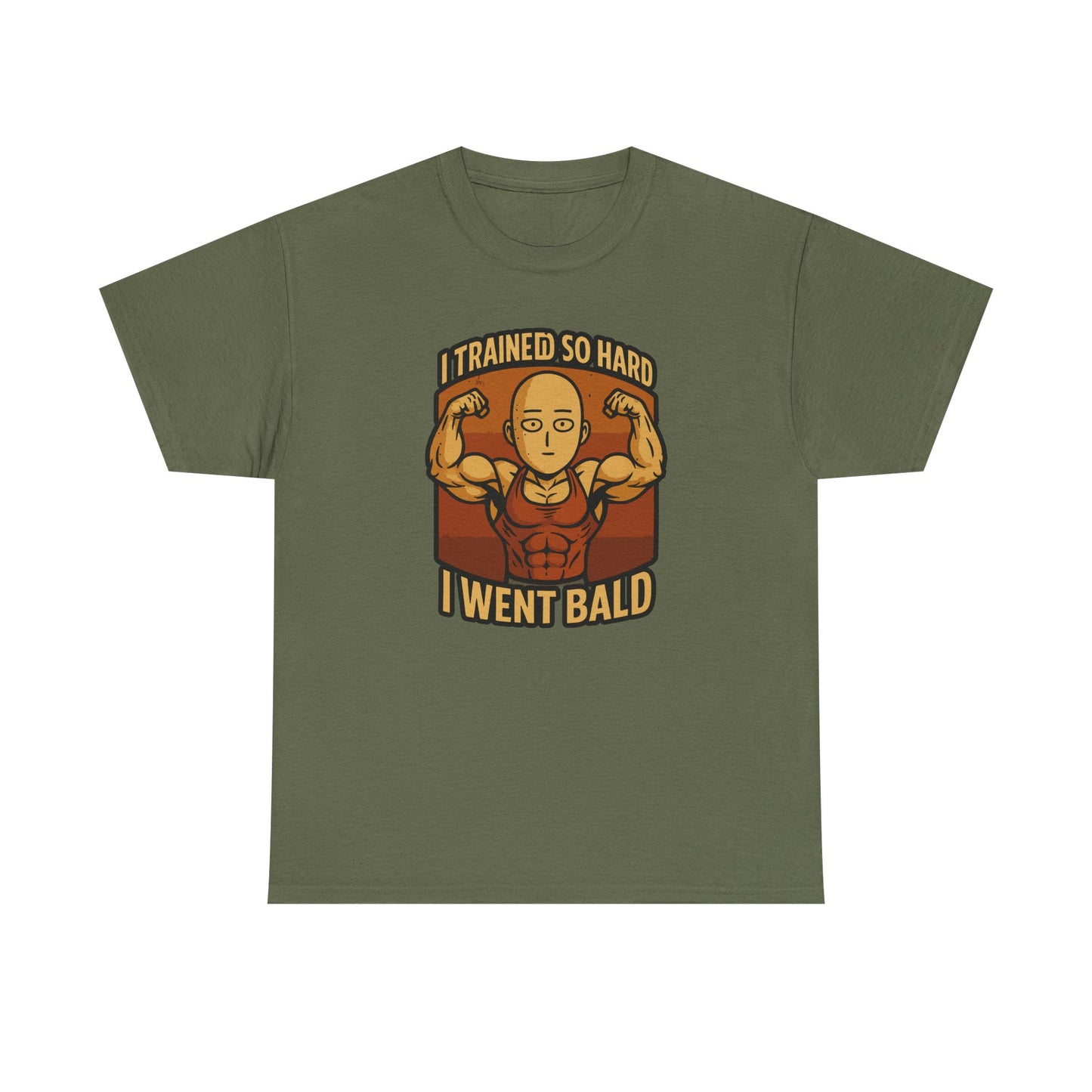 I went bald Cotton T-shirt