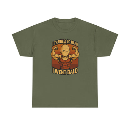 I went bald Cotton T-shirt