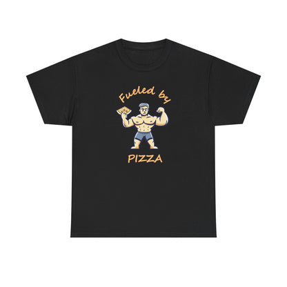 Fueled By Pizza Cotton T-shirt