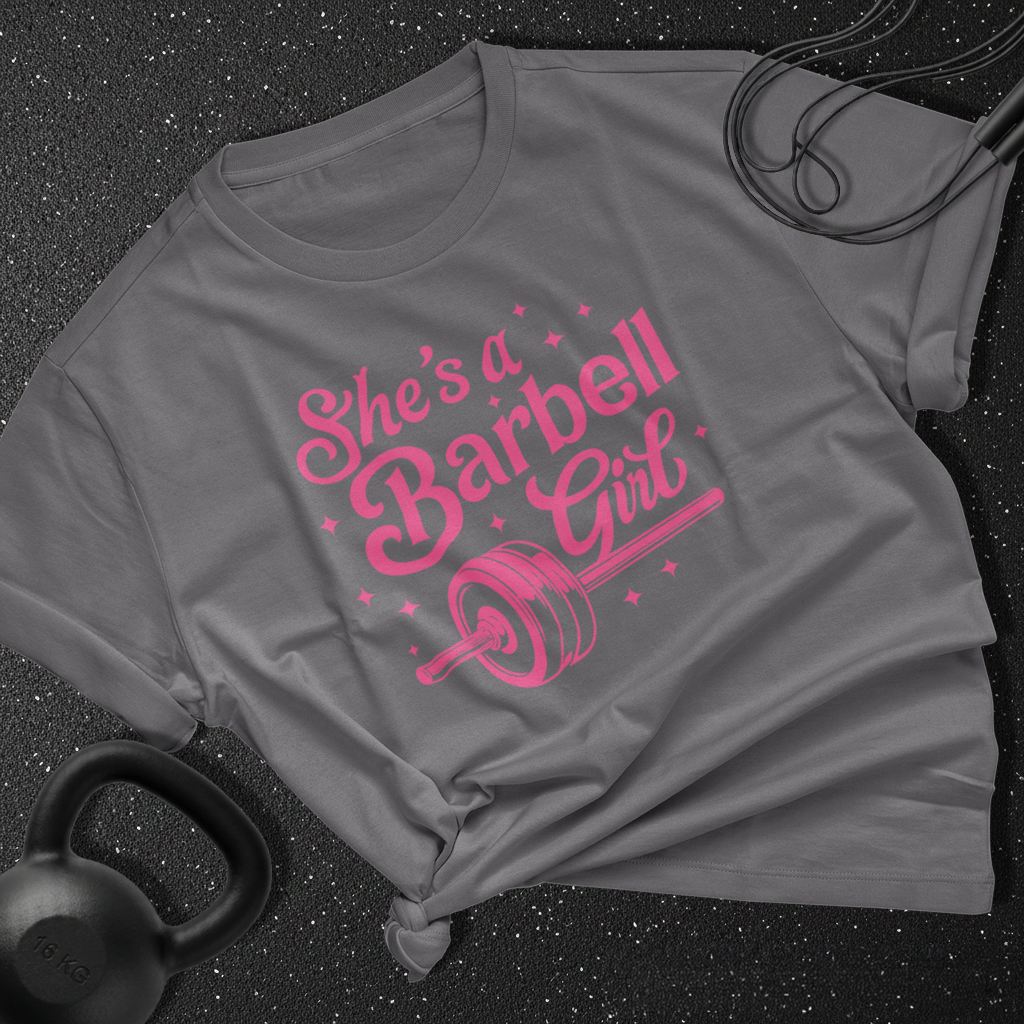 She's a barbell girl Cotton Tee