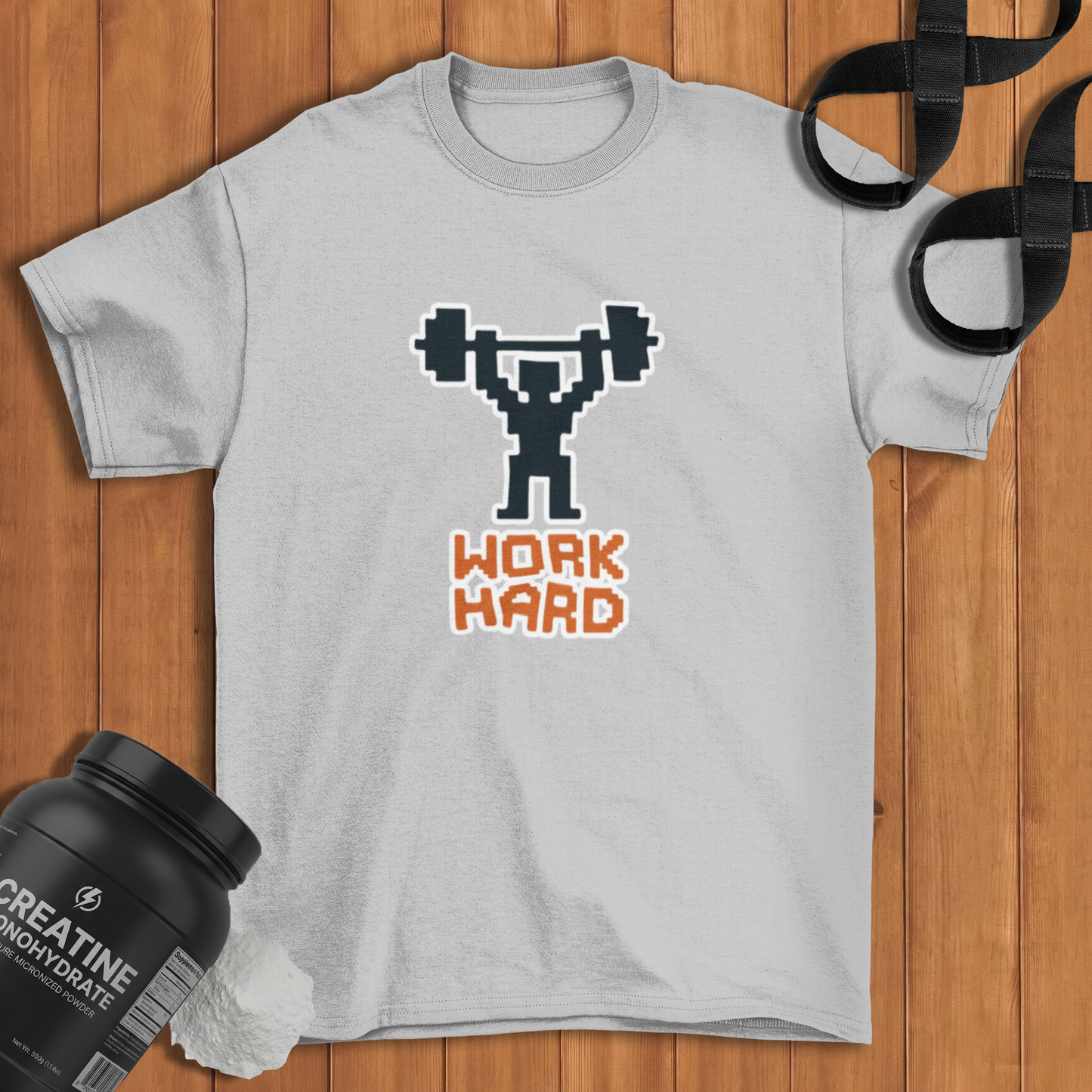 pixeled lifter Cotton T-shirt