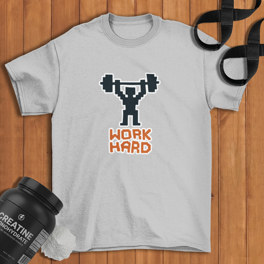 pixeled lifter Cotton T-shirt