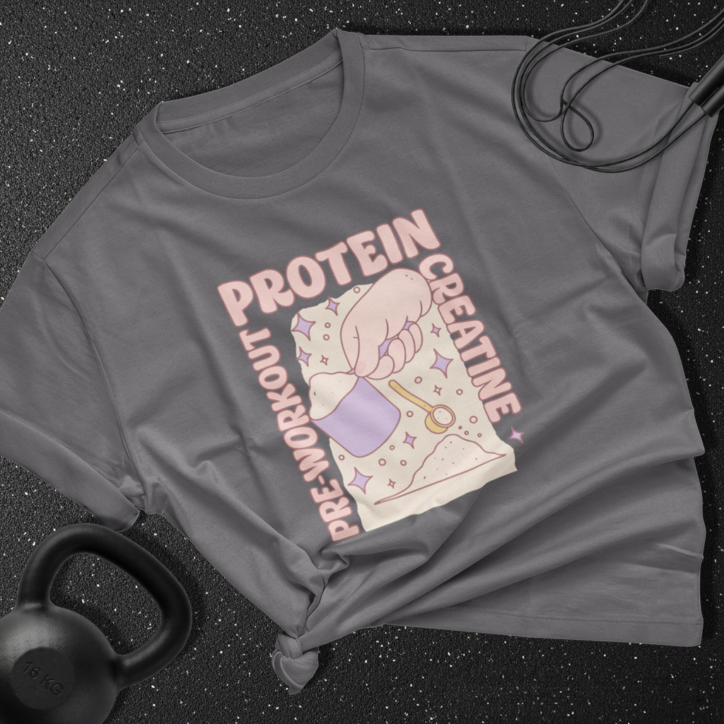 pre & workout & protein & creatine Cotton Tee