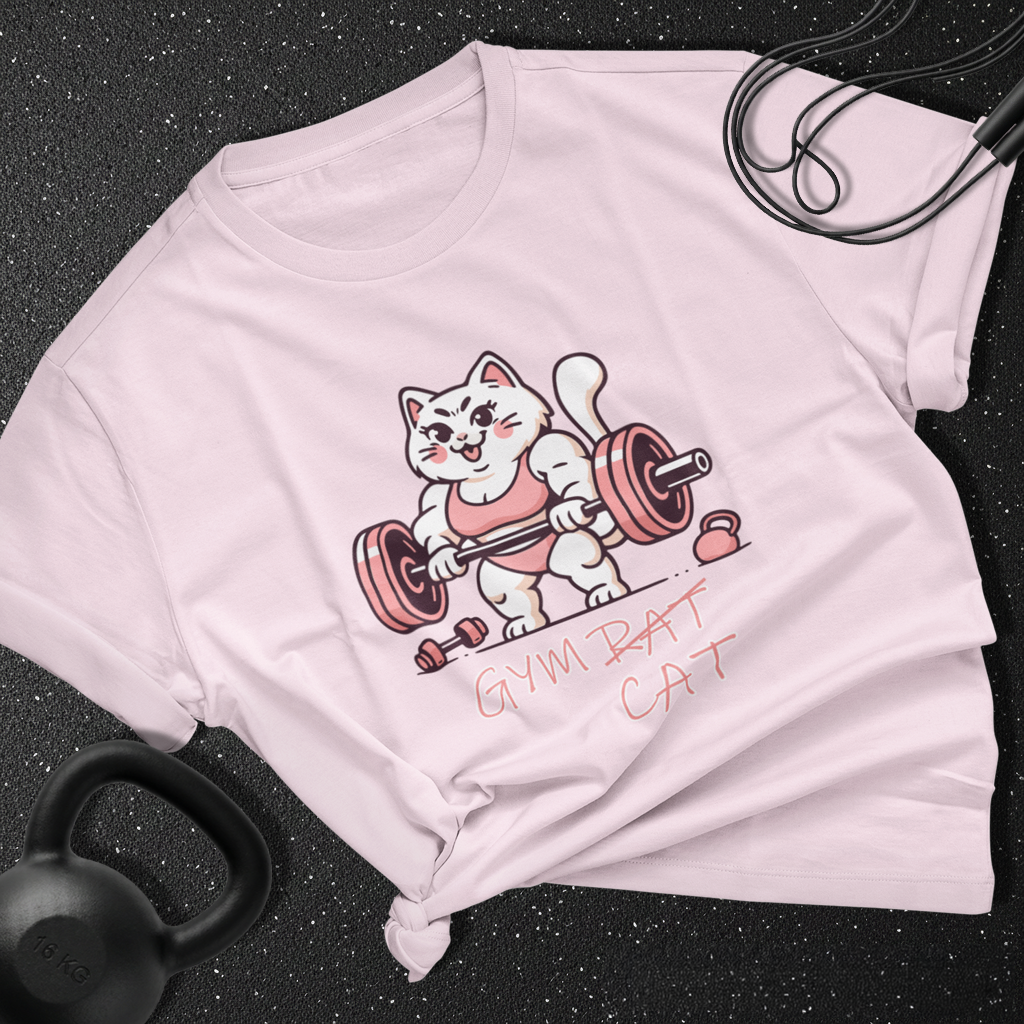Gym Cat Cotton Tee