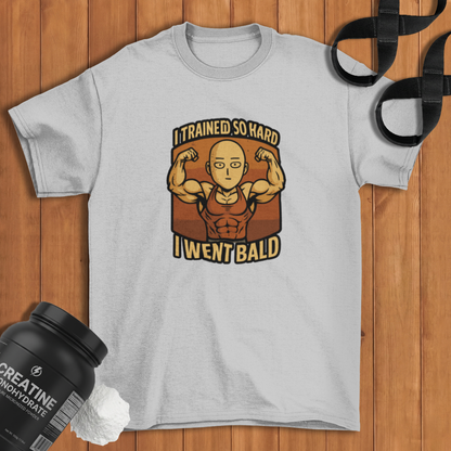 I went bald Cotton T-shirt