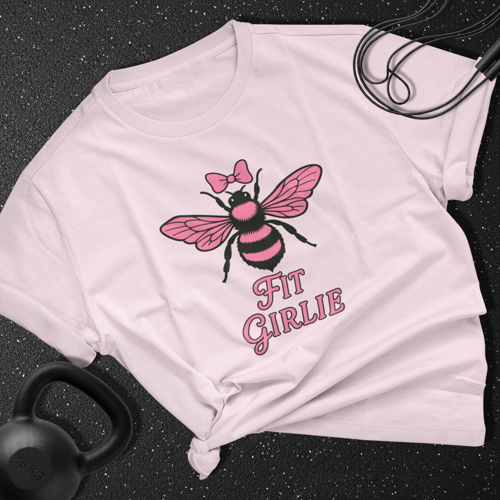 Bee a gym girlie Cotton T-shirt