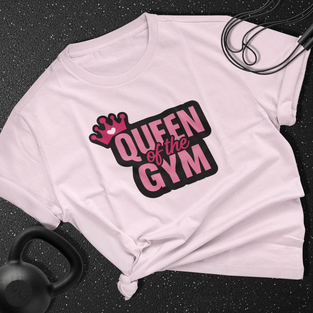 Queen Of The Gym Cotton Tee