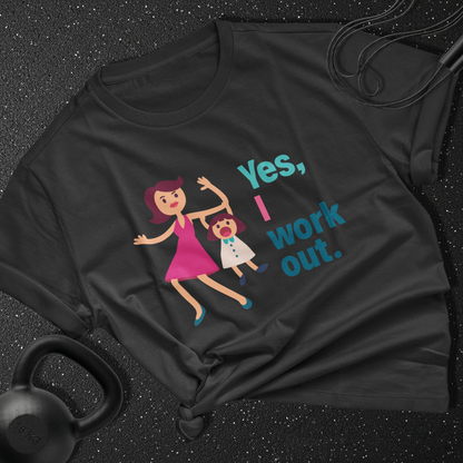 Yes i work out Cotton Tee