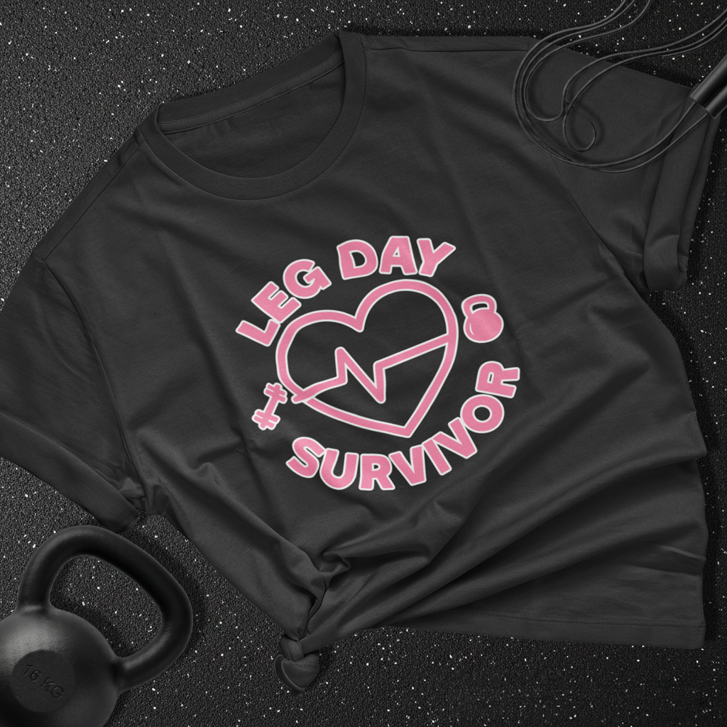 leg Day Survivor Cotton Tee