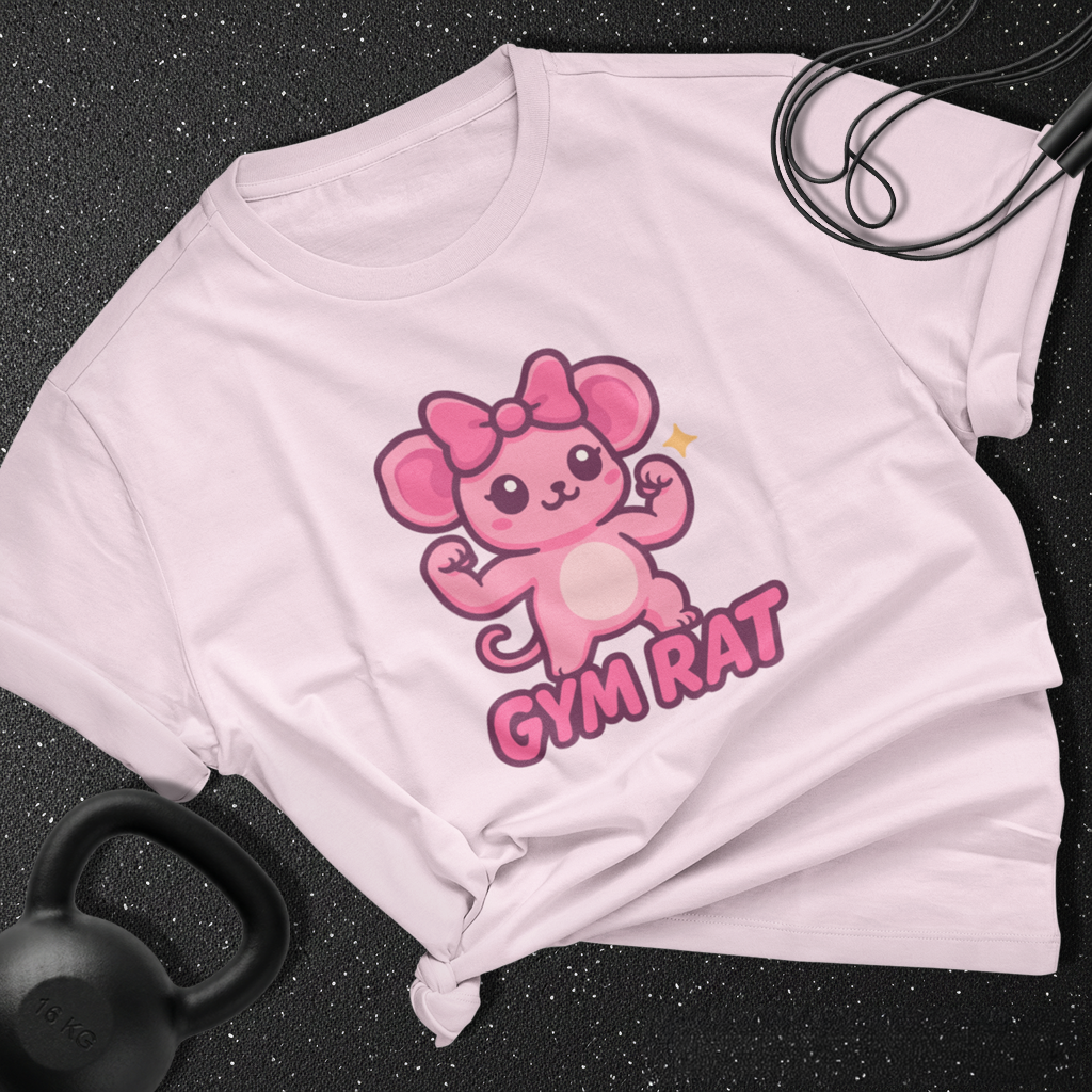 Pinky Gym Rat Cotton Tee