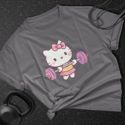 hello kitty barbell Cotton Tee