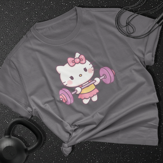 hello kitty barbell Cotton Tee