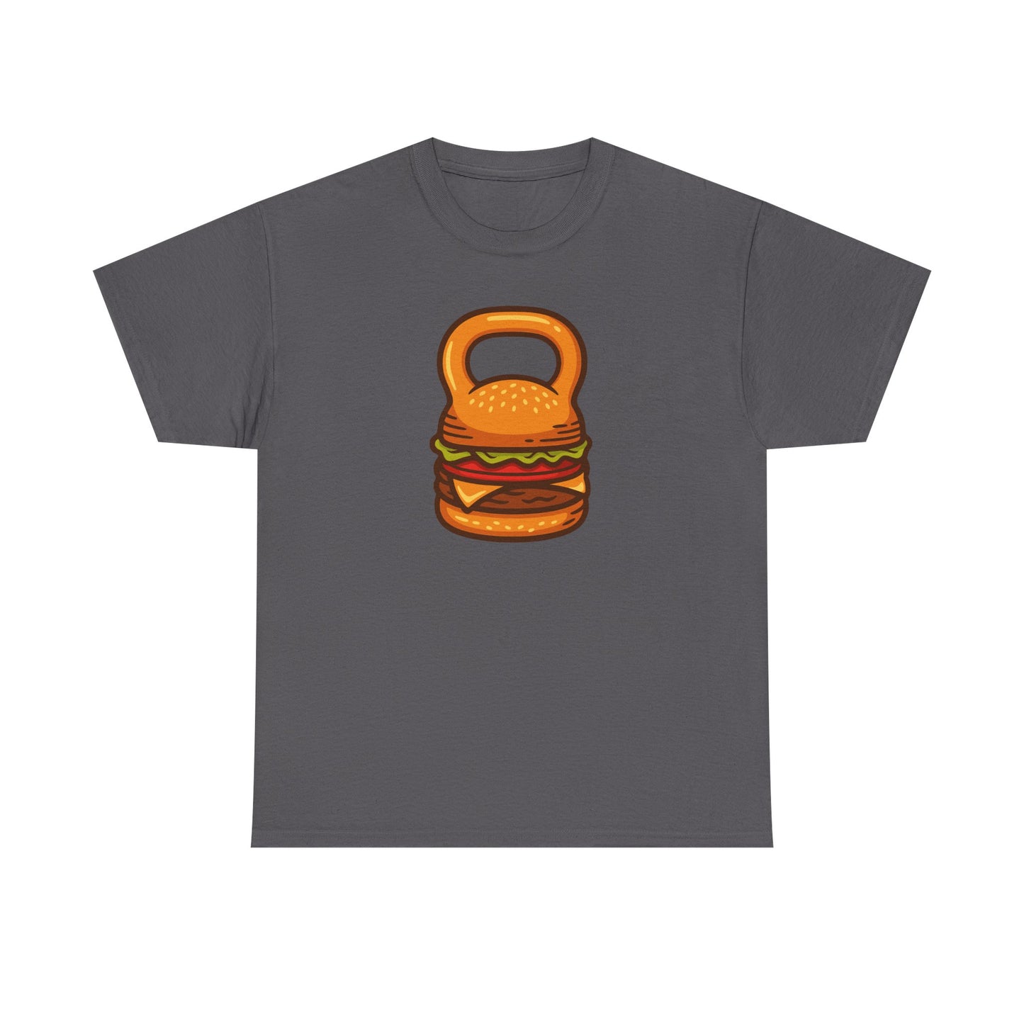 Burger Kettlebell Cotton T-shirt