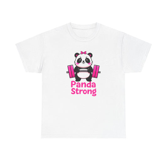 Panda the lifter Cotton Tee
