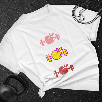Colorful Dumbbells  Cotton T-shirt