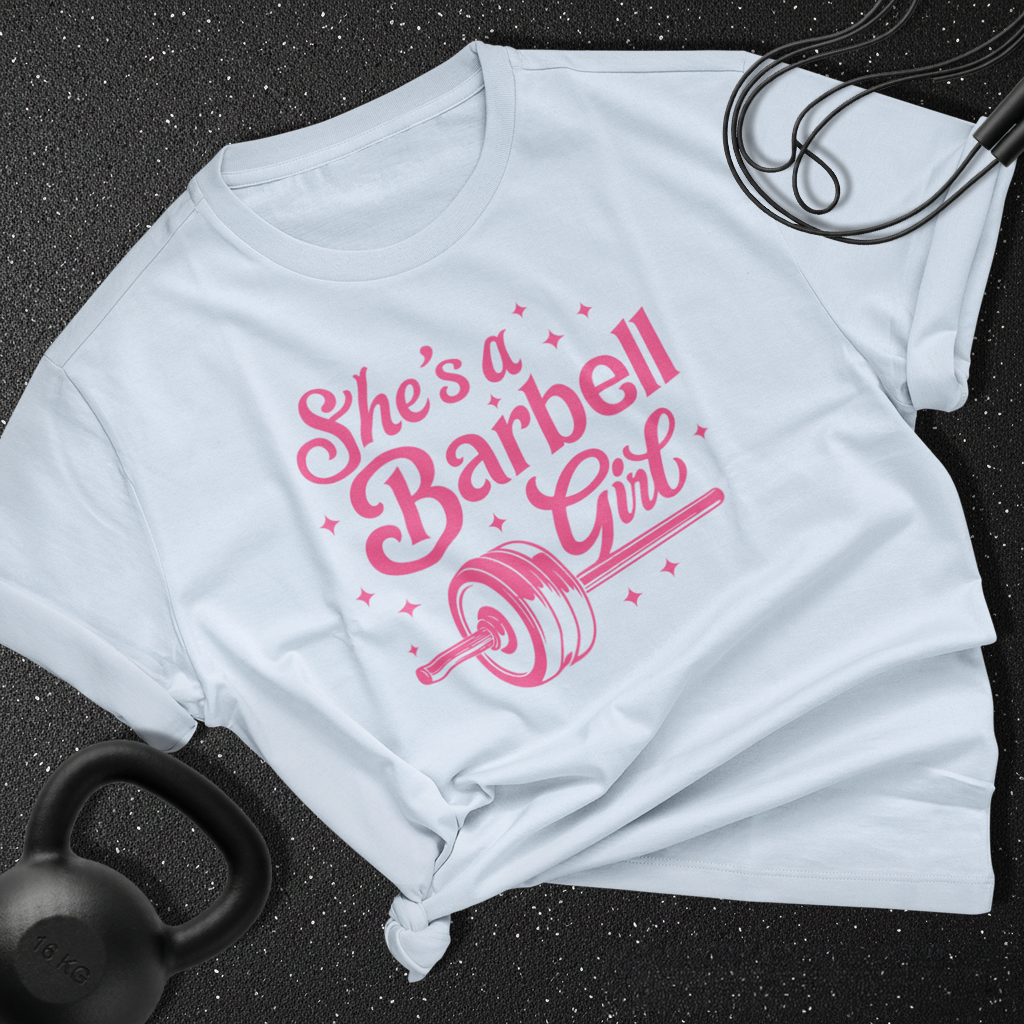 She's a barbell girl Cotton Tee
