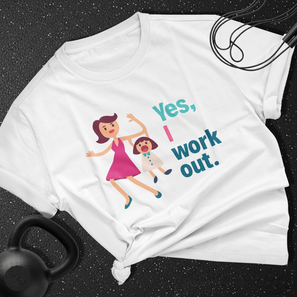 Yes i work out Cotton Tee