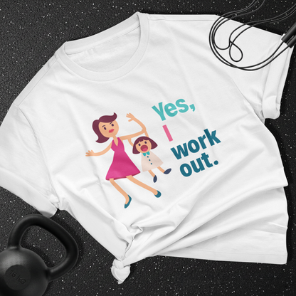 Yes i work out Cotton Tee