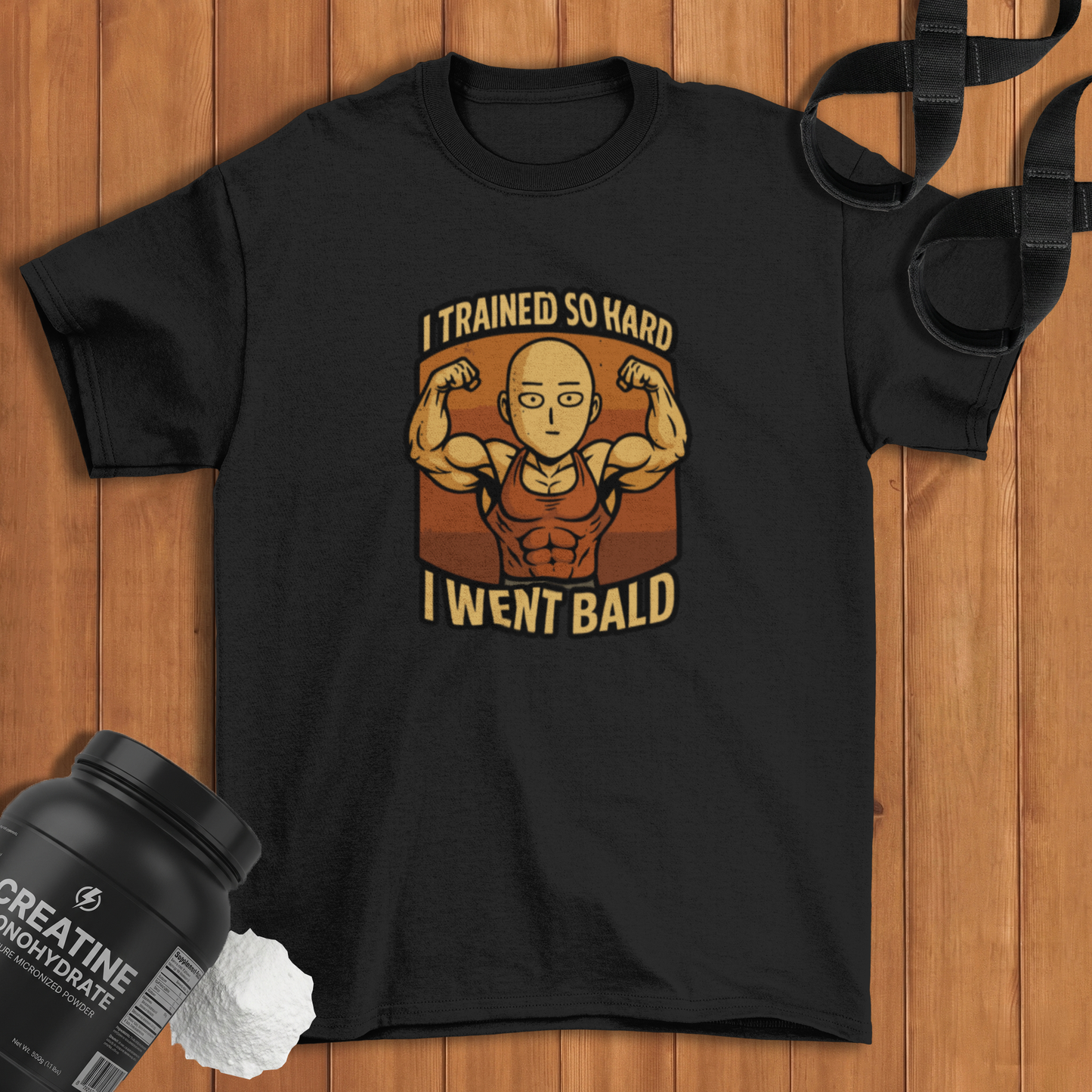 I went bald Cotton T-shirt