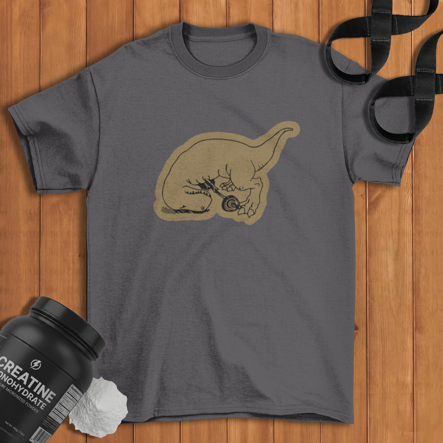 dinasour cannot lift Cotton T-shirt