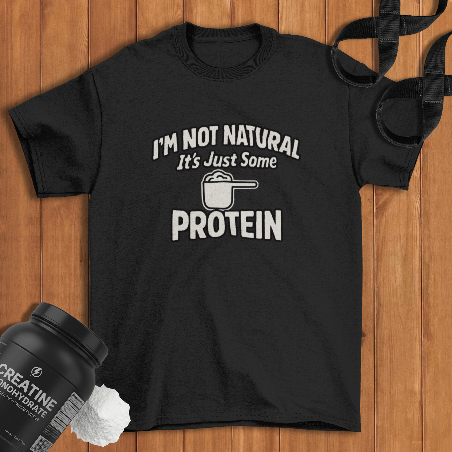 i am not natural Cotton T-shirt
