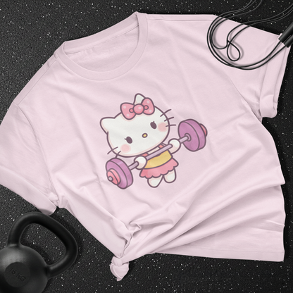 hello kitty barbell Cotton Tee