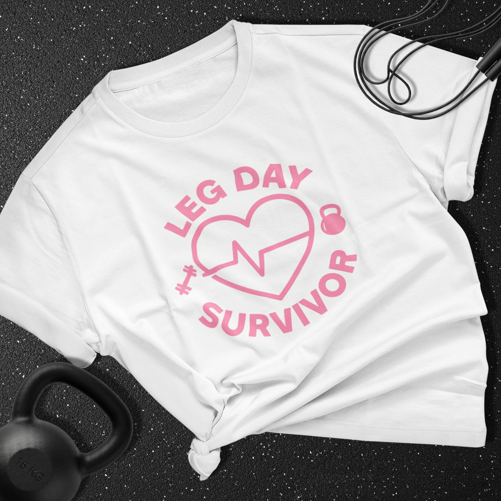 leg Day Survivor Cotton Tee