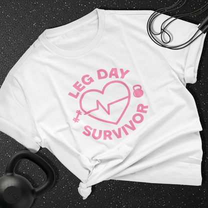 leg Day Survivor Cotton Tee