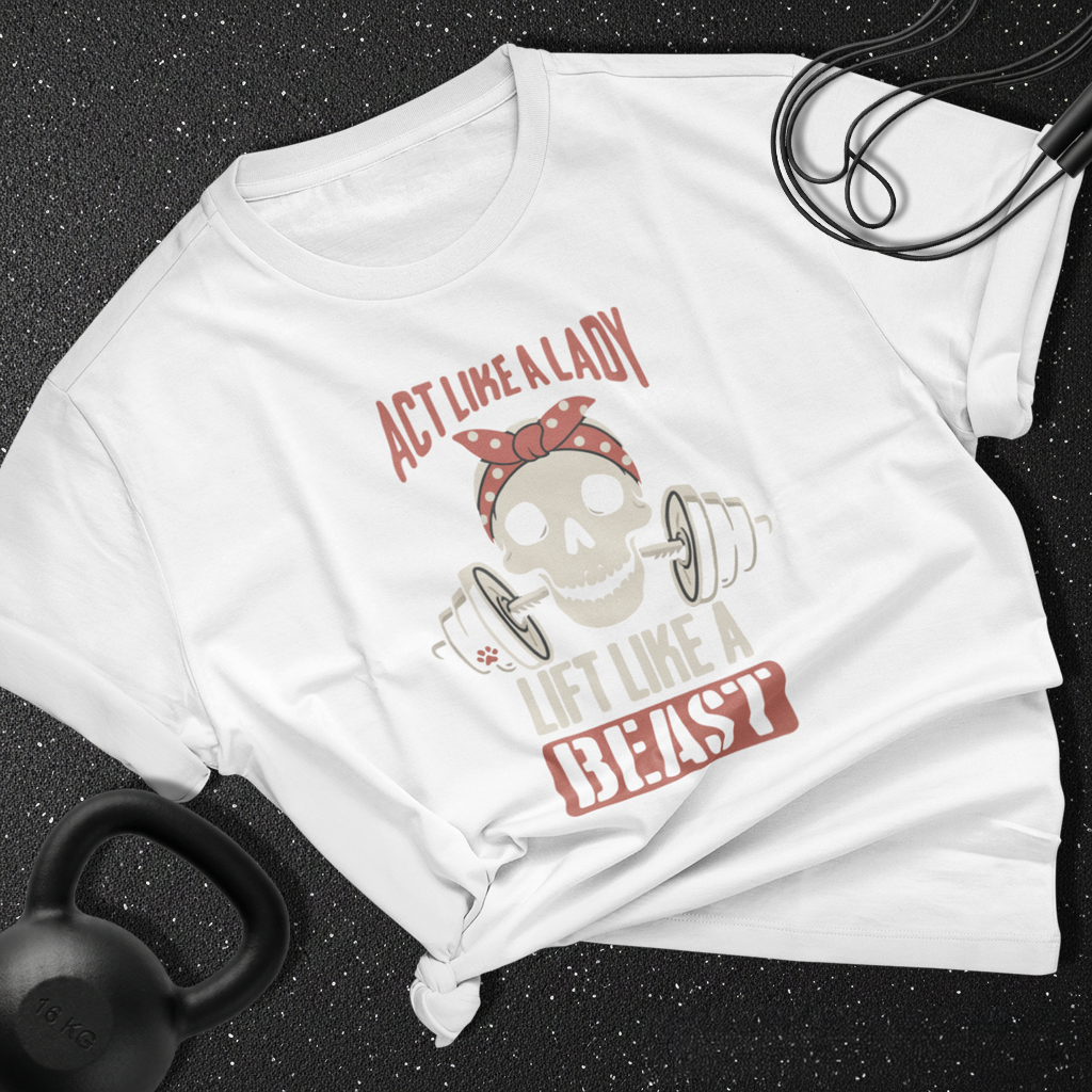 lift like a beast Cotton Tee