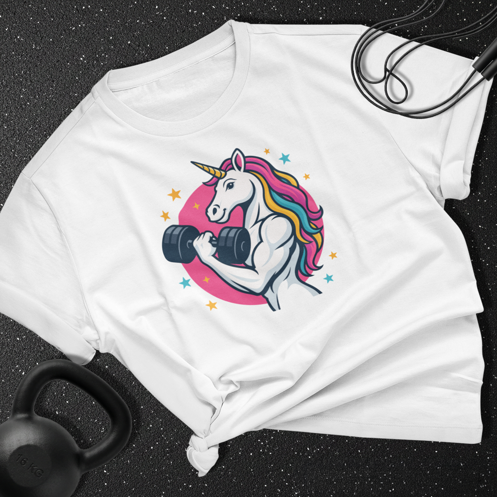Unicorn the lifter Cotton Tee