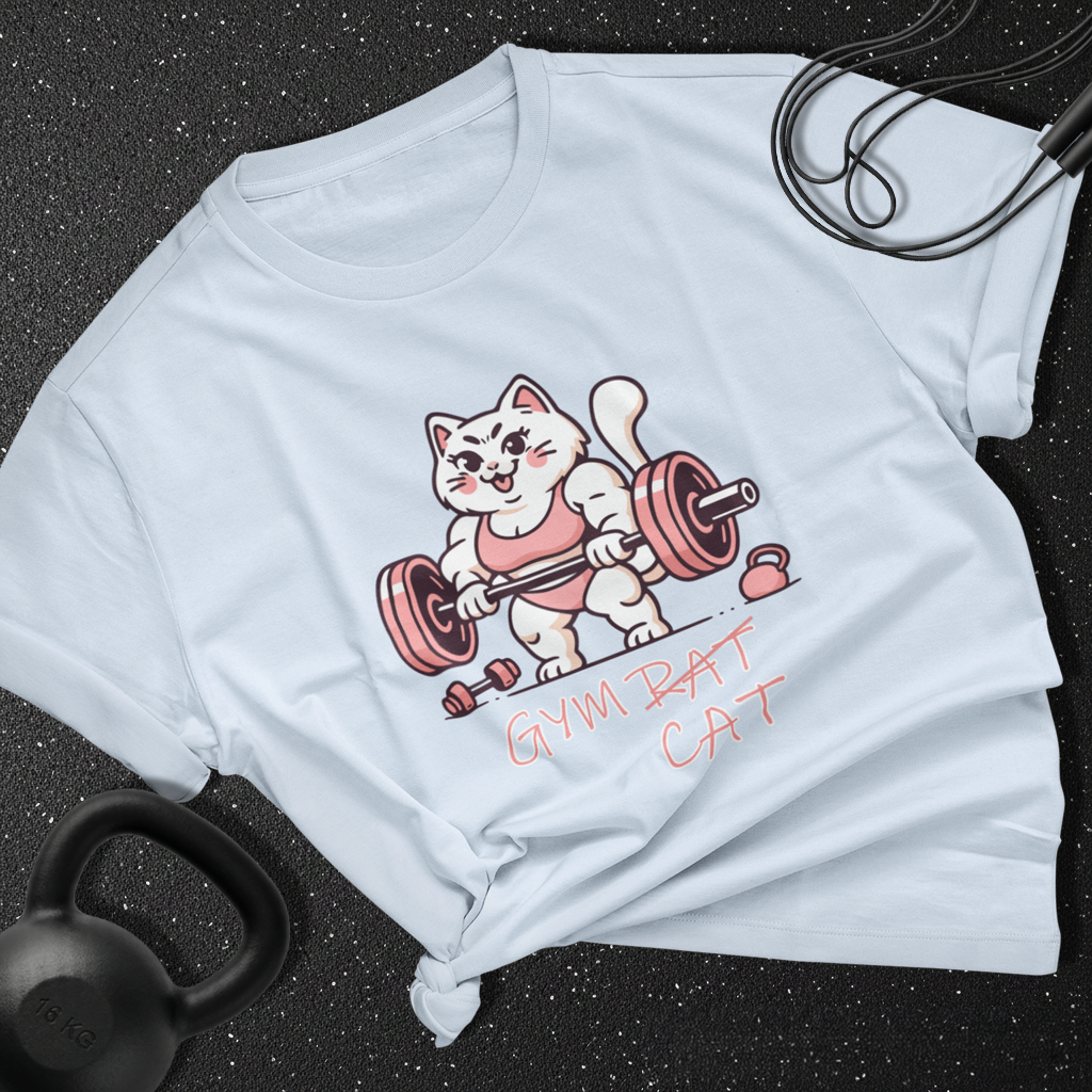 Gym Cat Cotton Tee