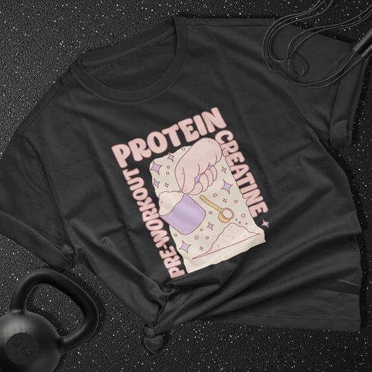 pre & workout & protein & creatine Cotton Tee
