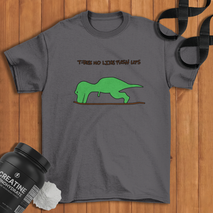 T-rex no like push ups Cotton T-shirt