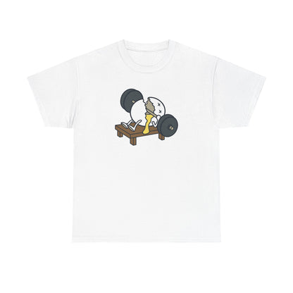 Chest Press Egg Cotton T-shirt