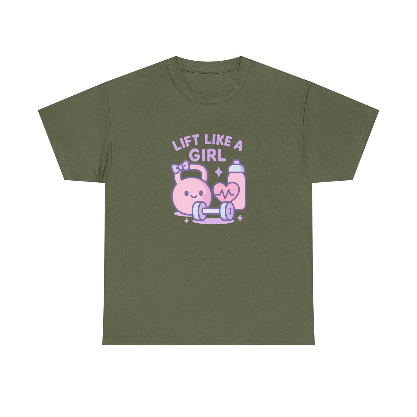 Lift Like A Girl Cotton Tee