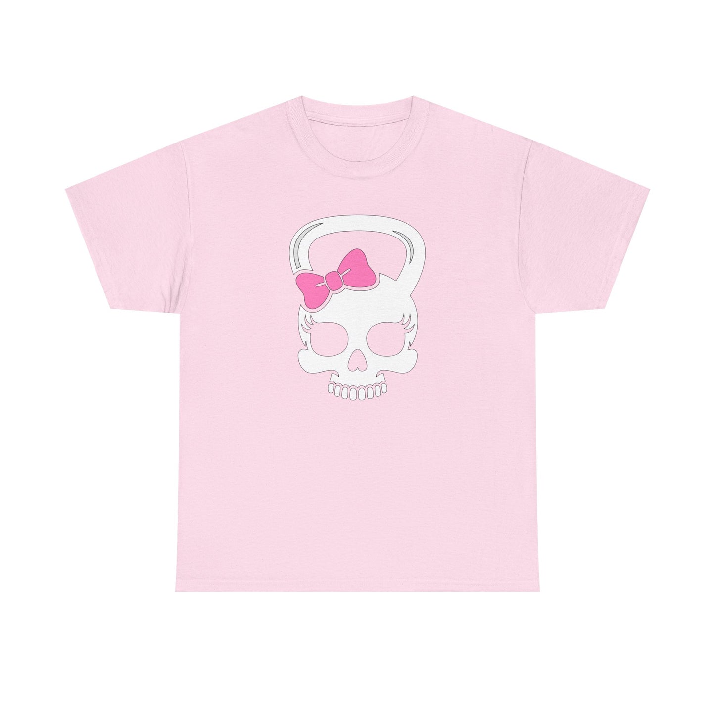 Girlie skull kettlebell Cotton Tee