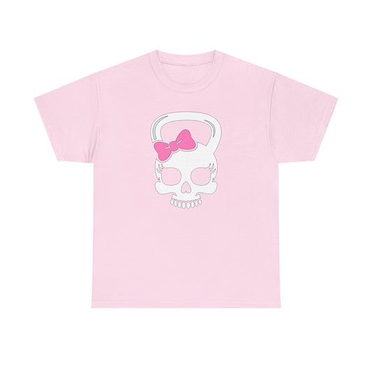 Girlie skull kettlebell Cotton Tee