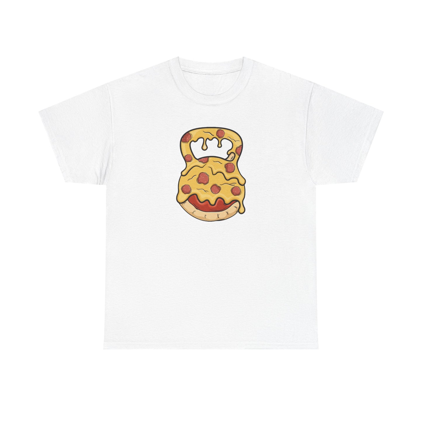 pizza kettlebell Cotton T-shirt