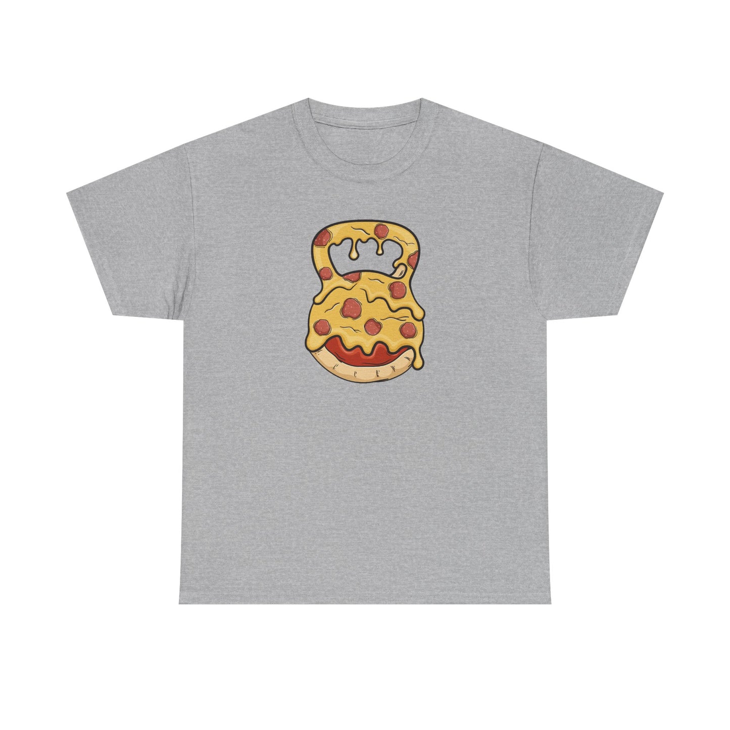 pizza kettlebell Cotton T-shirt
