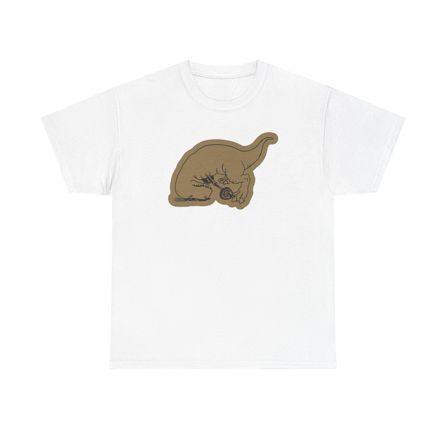 dinasour cannot lift Cotton T-shirt