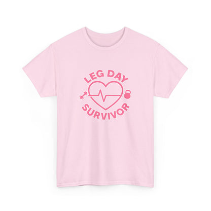 leg Day Survivor Cotton Tee