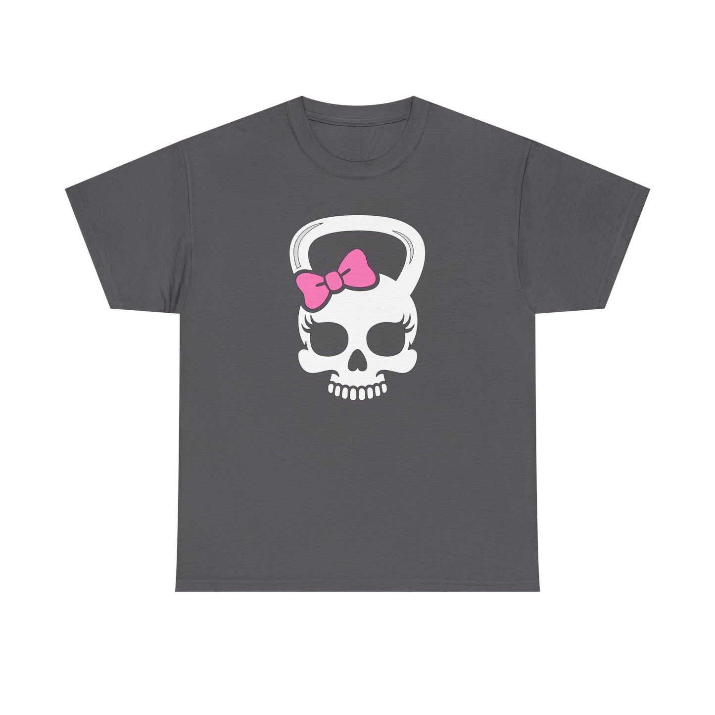 Girlie skull kettlebell Cotton Tee