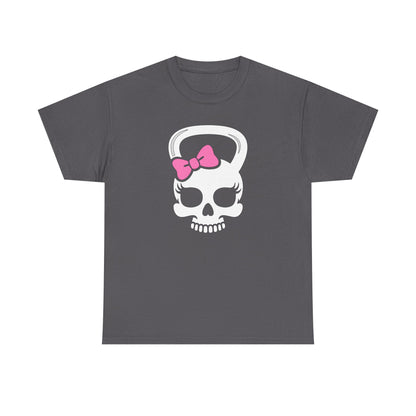 Girlie skull kettlebell Cotton Tee