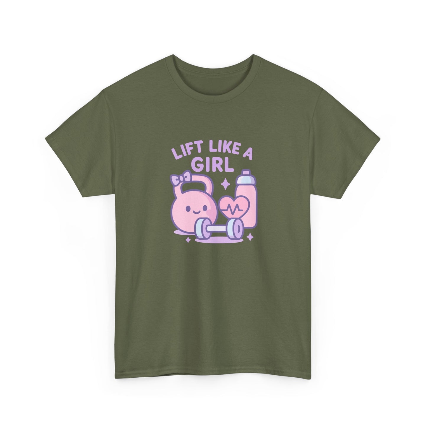 Lift Like A Girl Cotton Tee