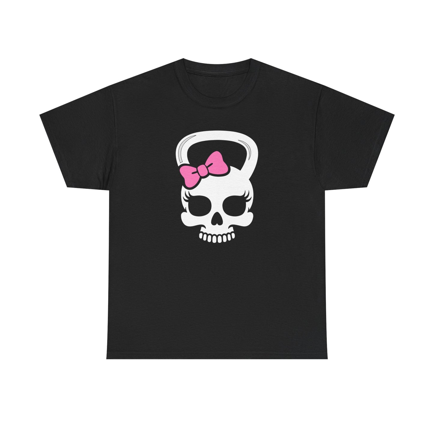 Girlie skull kettlebell Cotton Tee