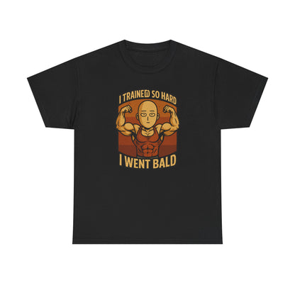 I went bald Cotton T-shirt