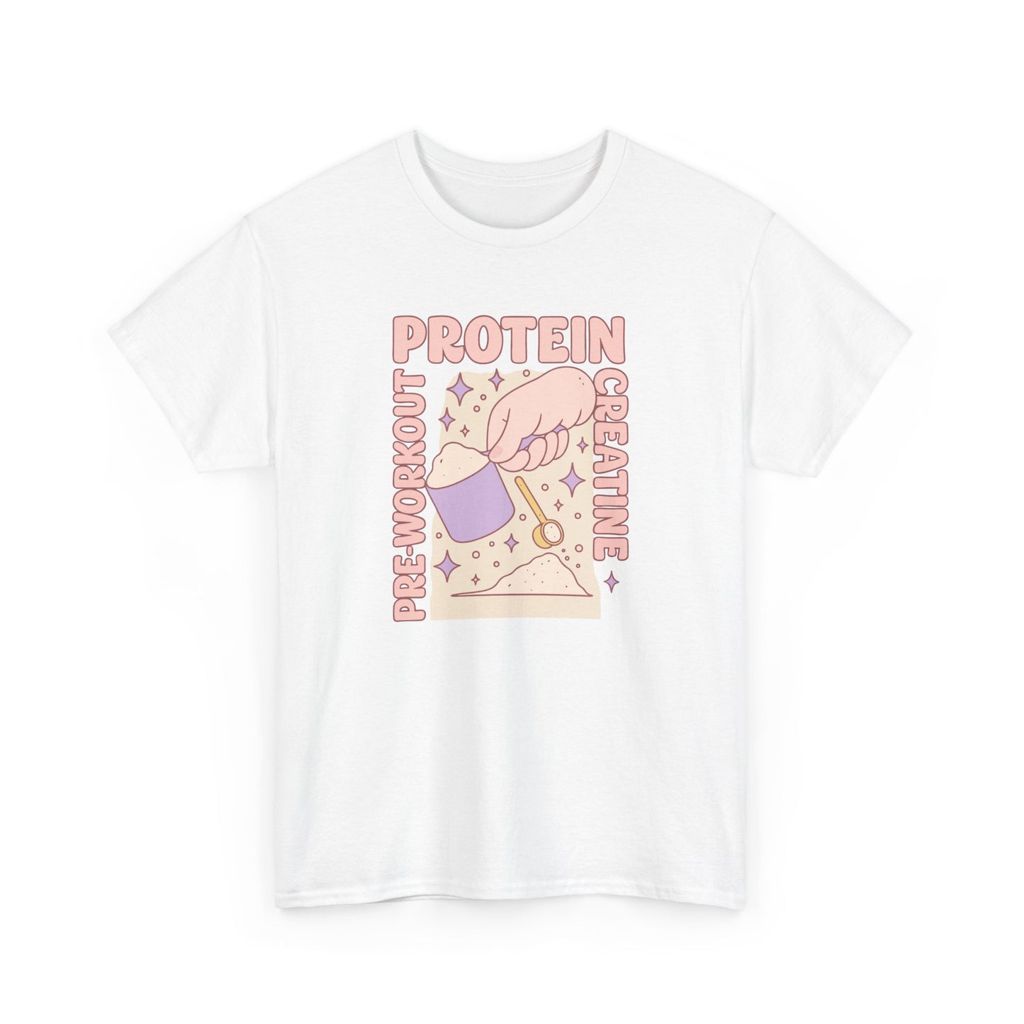 pre & workout & protein & creatine Cotton Tee