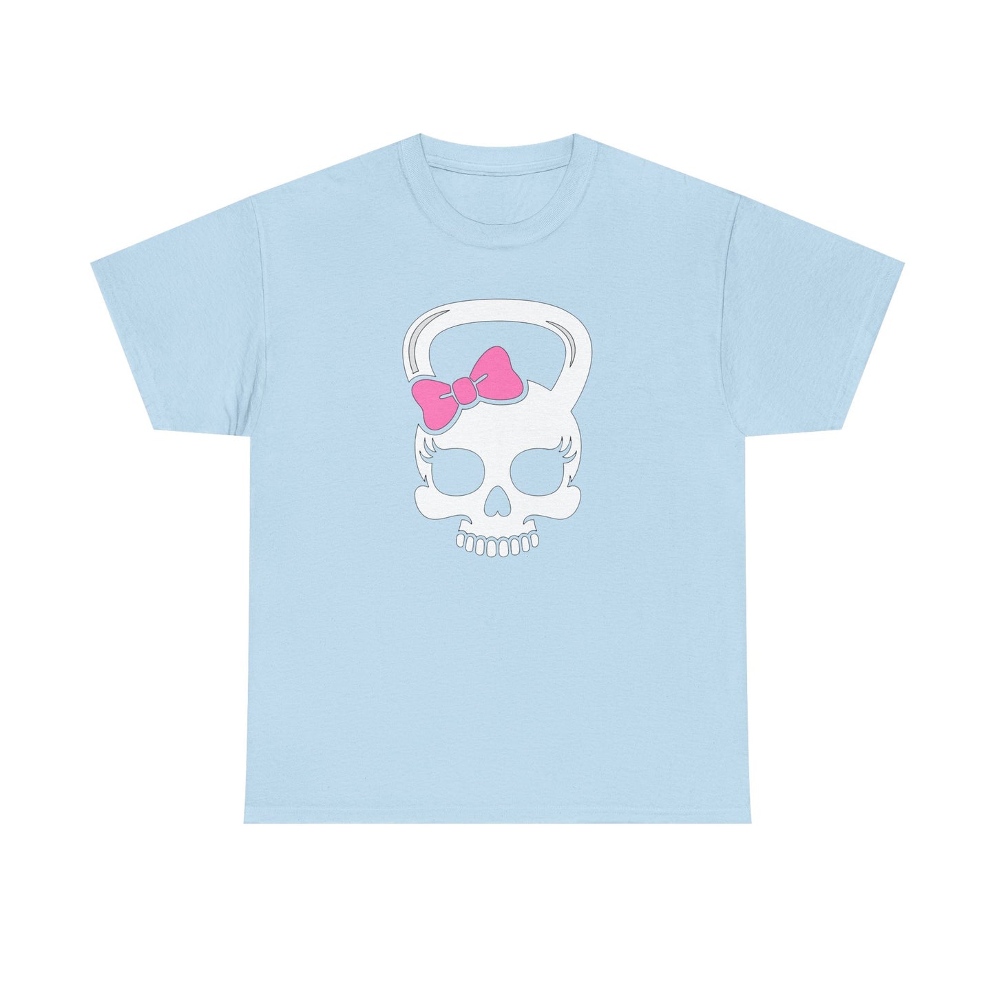 Girlie skull kettlebell Cotton Tee