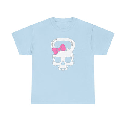 Girlie skull kettlebell Cotton Tee